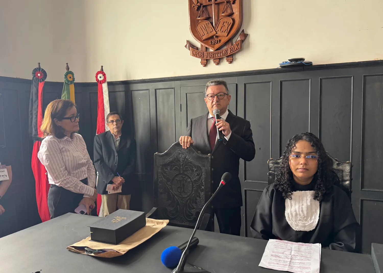 Registro da equipe na simulação de A Cruz da Menina — fotografia 1