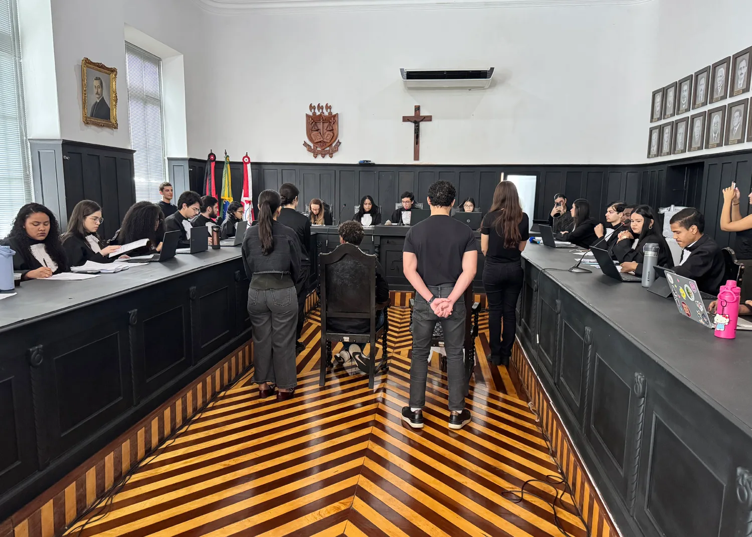 Registro da equipe na simulação de A Cruz da Menina — fotografia 6