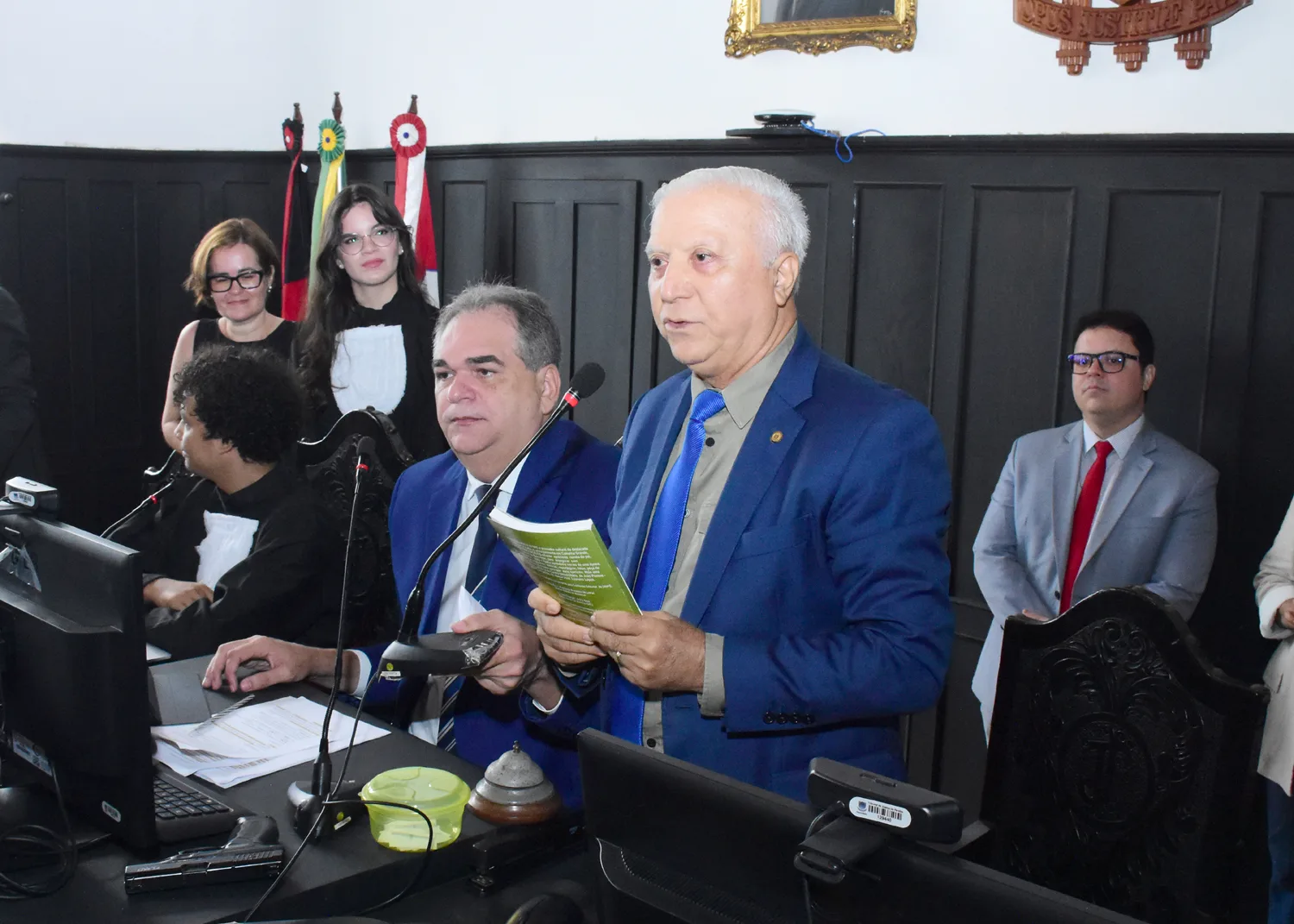 Registro da equipe na simulação de Romeu e Julieta — fotografia 1