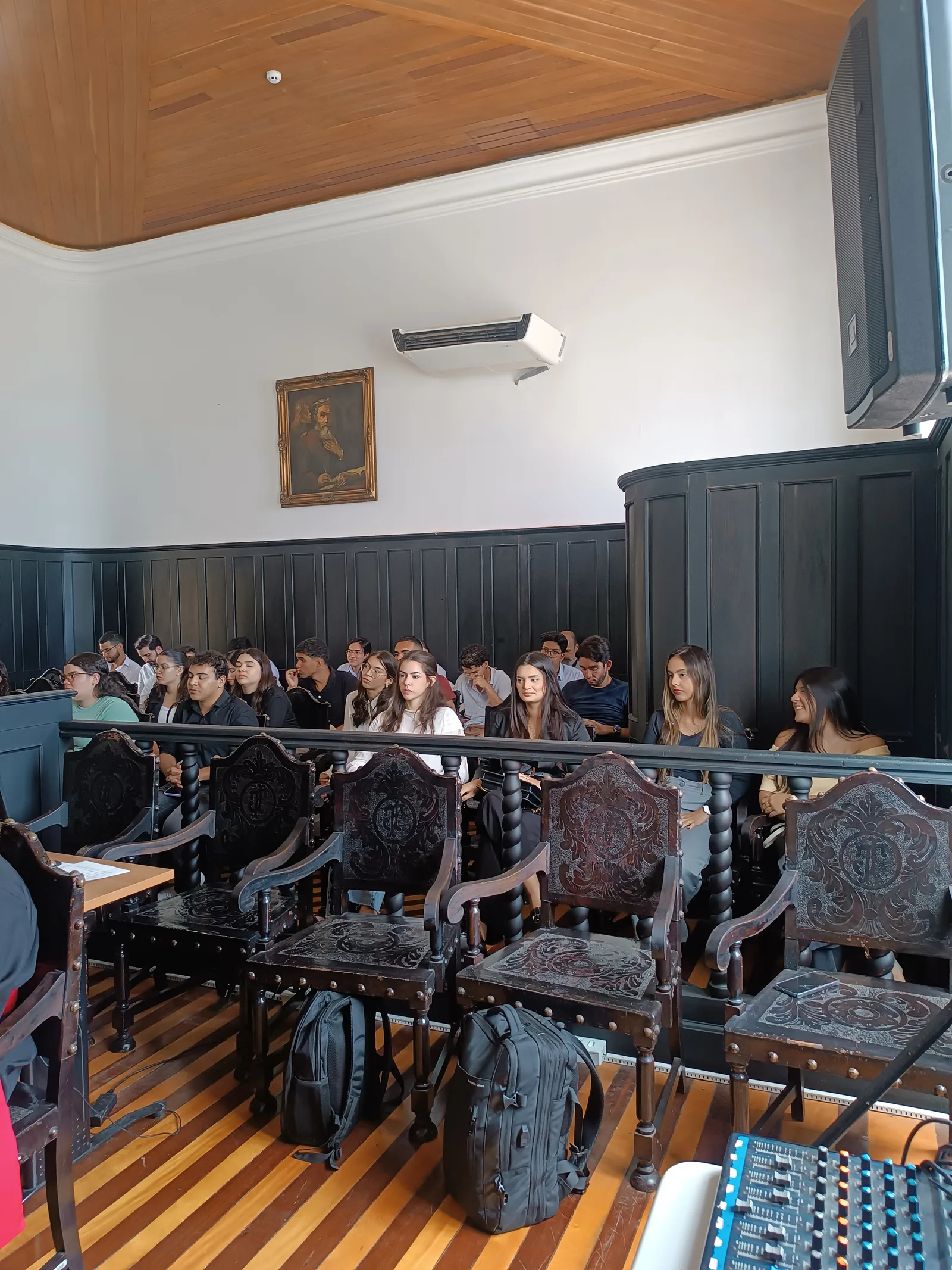 Registro da equipe na simulação de O Suplício de Valdemarina — fotografia 4